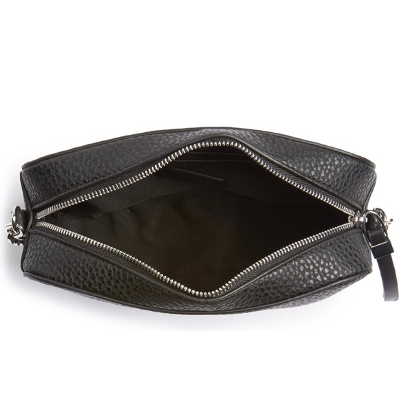 Phase3 Vegan Leather Black Crossbody Bag - Picture 3 of 7